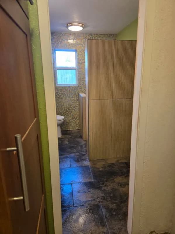 Restroom tiles